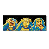 Canvas - Three Mystic Apes